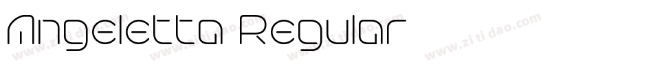 Angeletta Regular字体转换